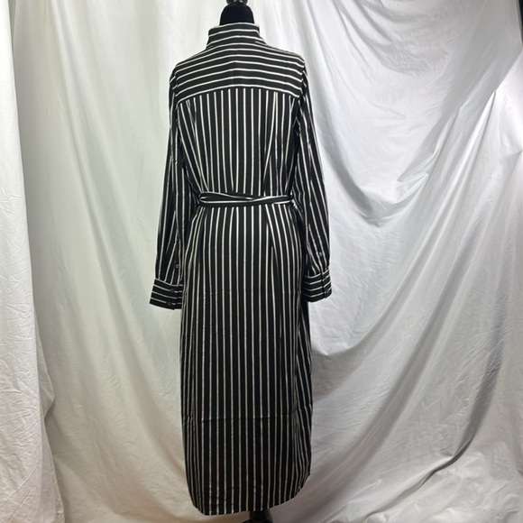 Banana Republic belted button down striped shirt dress size small nwt - Picture 2 of 9